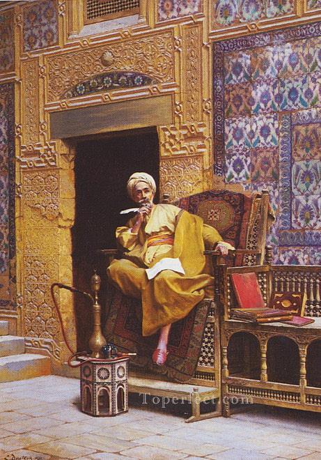 The Scribe Ludwig Deutsch Orientalism Araber Oil Paintings